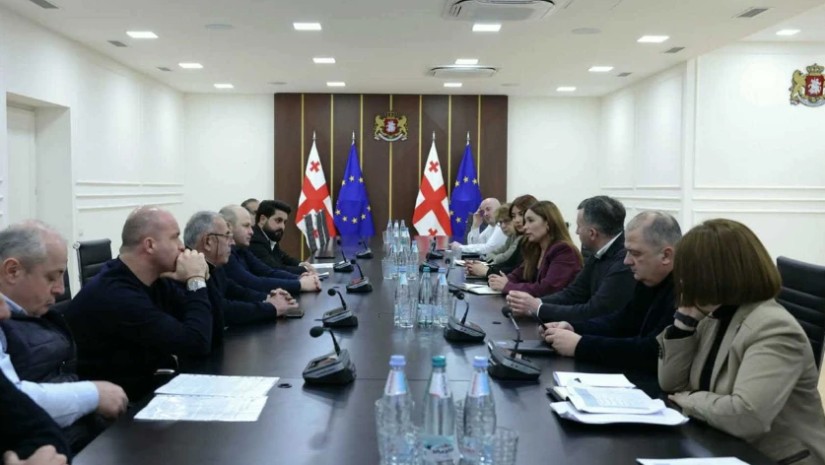 ცემენტის საწარმოების წარმომადგენლებთან შეხვედრა 