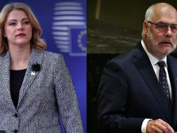 ლატვიის პრემიერი და ესტონეთის პრეზიდენტი 