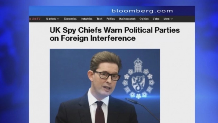 MI5-მა ბრიტანელი პოლიტიკოსები უცხოური ჩარევის საფრთხის შესახებ გააფრთხილა - Bloomberg