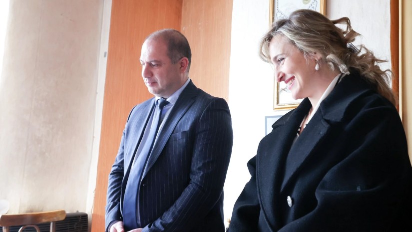 მარიამ ლაშხი ელენე აბაშიძეს ესტუმრა