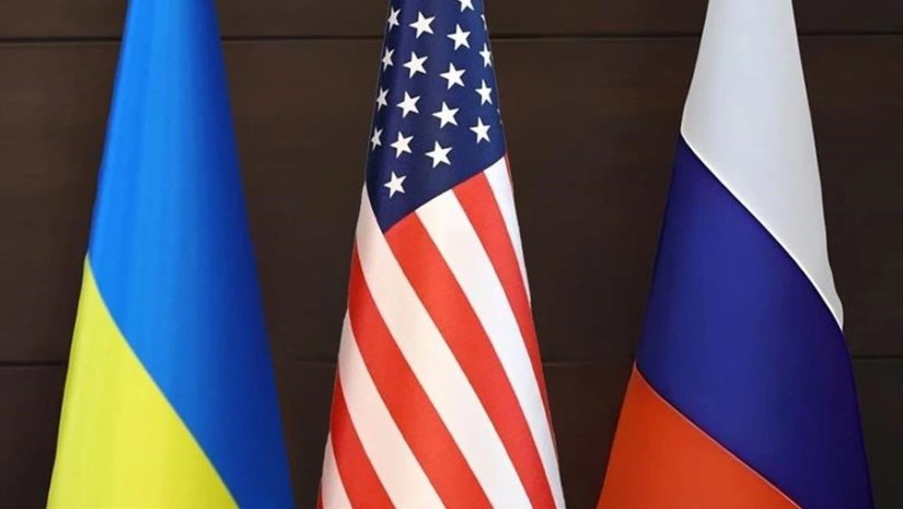 დროშა უკრაინა აშშ რუსეთი