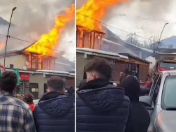 მესტიაში საცხოვრებელი სახლი დაიწვა