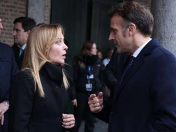 ჯორჯია მელონი ემანუელ მაკრონი