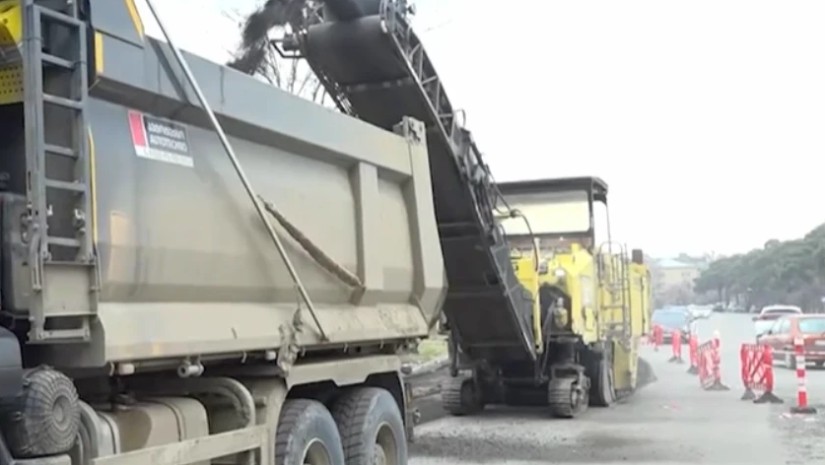 რუსთავში ახალი საგზაო ინფრასტრუქტურის მოწყობა კიდევ ერთ ადგილას – სანაპიროს ქუჩაზე დაიწყო