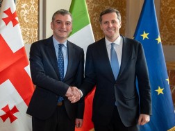 რომში სამუშაო ვიზიტის ფარგლებში პაატა პატიაშვილი იტალიელ კოლეგას შეხვდა