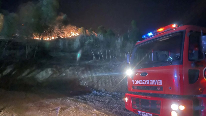 ხანძარი ქობულეთში