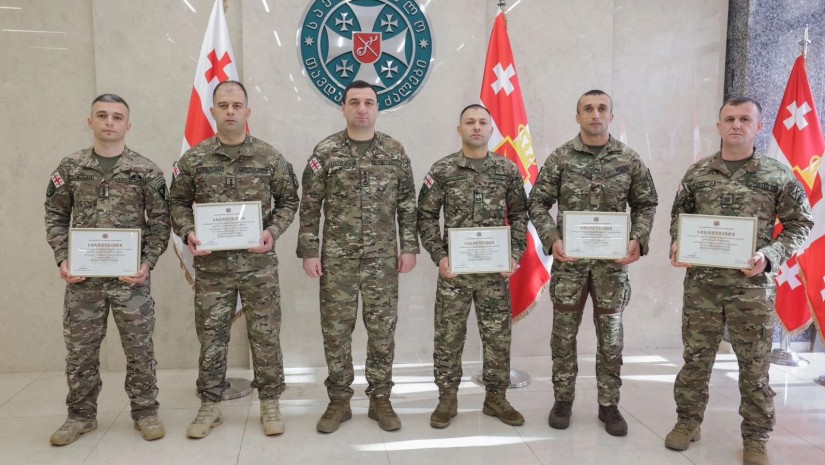 თავდაცვის ძალების საუკეთესო სამხედროები დააჯილდოვეს