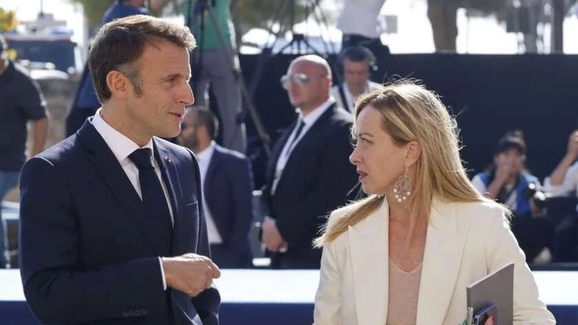 ემანუელ მაკრონი ჯორჯია მელონი