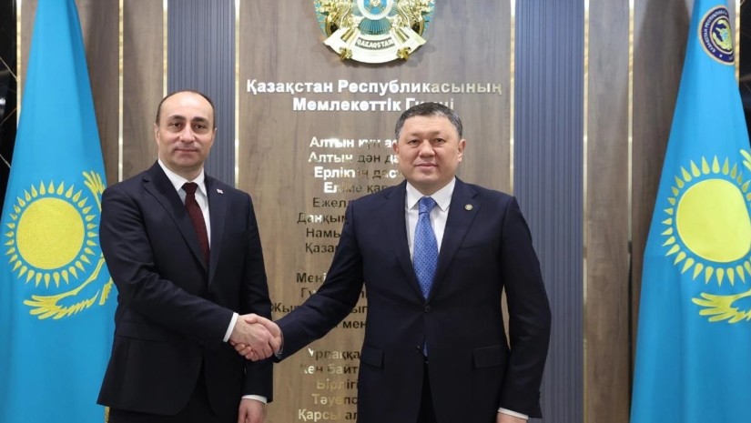 გეკა გელაძემ ყაზახეთის შინაგან საქმეთა მინისტრთან შეხვედრა გამართა