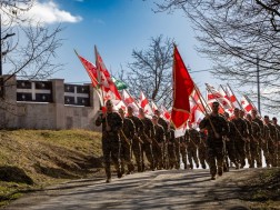 ეროვნული თავდაცვის აკადემიის იუნკერებმა სიმბოლური გარბენი ჩაატარეს