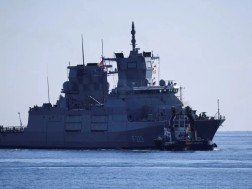 კვიპროსში გერმანული ფრეგატი შევიდა