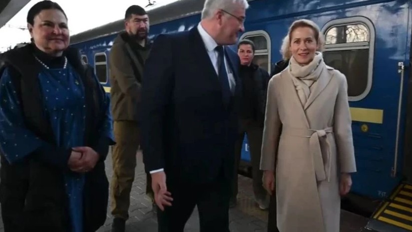 კაია კალასი კიევში ჩავიდა