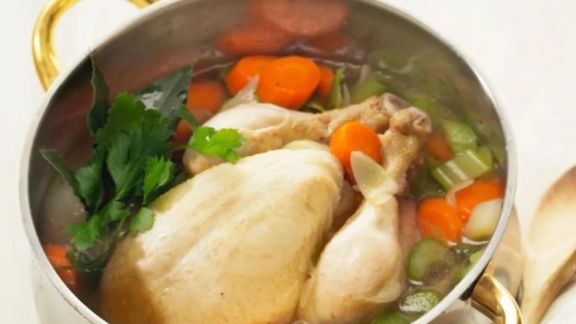 მოხარშული ქათამი