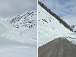 ზვავი ყაზბეგში