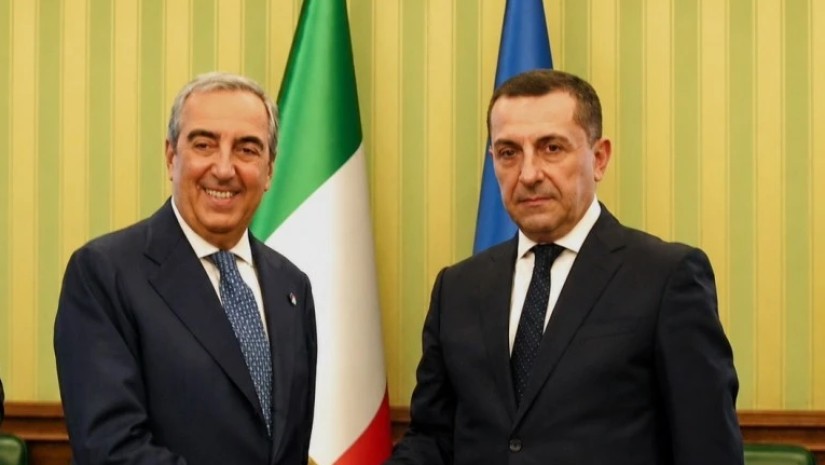 ალექსანდრე ტაბატაძე იტალიის სენატის საგარეო და თავდაცვის კომიტეტის თავმჯდომარეს შეხვდა