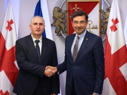 ლაშა ხუციშვილი თურქეთის ელჩს შეხვდა