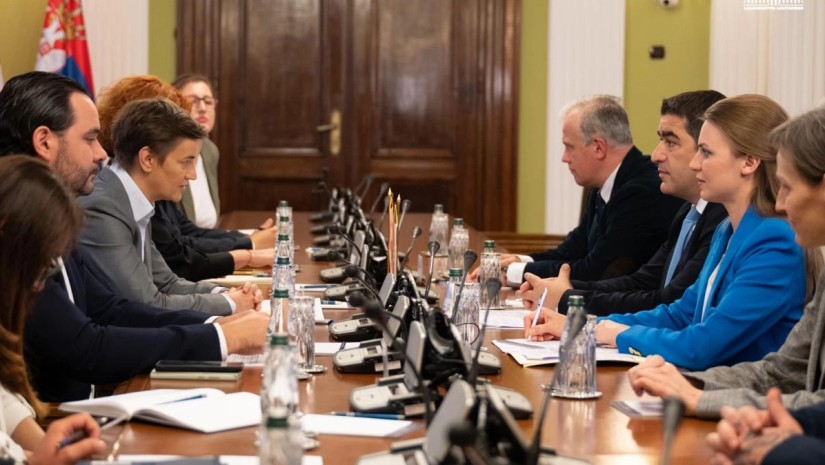 შალვა პაპუაშვილი სერბეთის პარლამენტის თავმჯდომარეს შეხვდა
