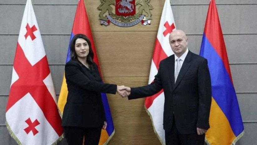 სულხან თამაზაშვილმა სომხეთის რესპუბლიკის შინაგან საქმეთა მინისტრთან შეხვედრა გამართა